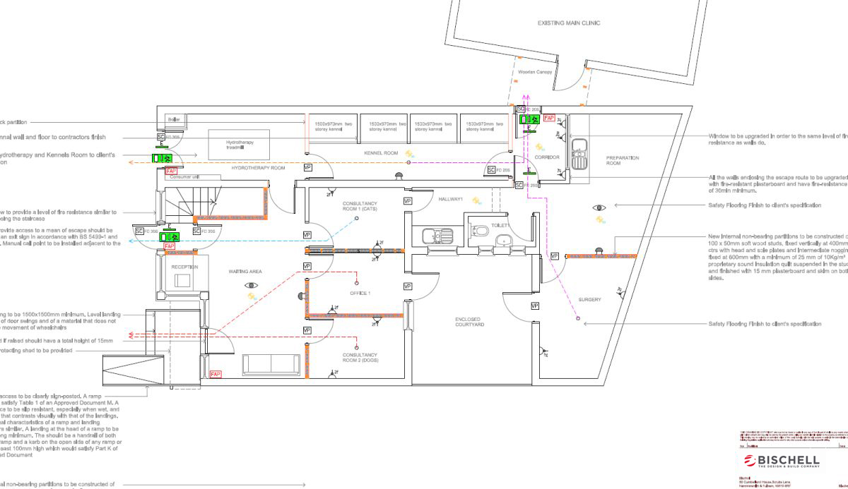 clinic plans - Bischell Construction Ltd